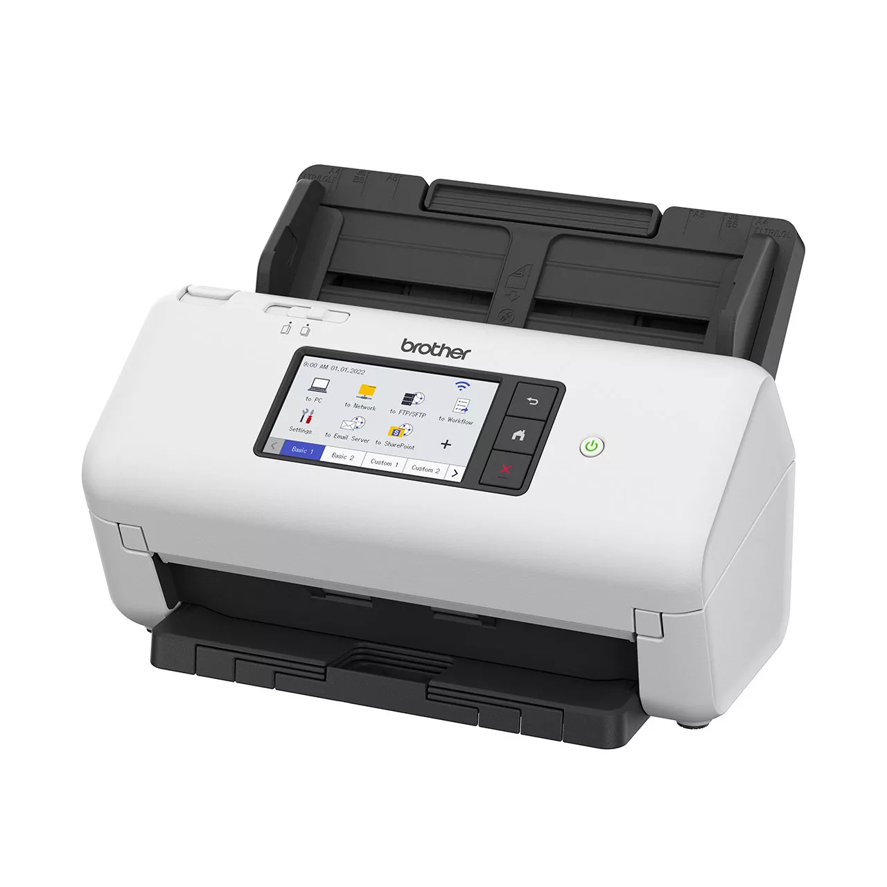 Brother ADS-4700W Scanner Tampak Samping Kiri
