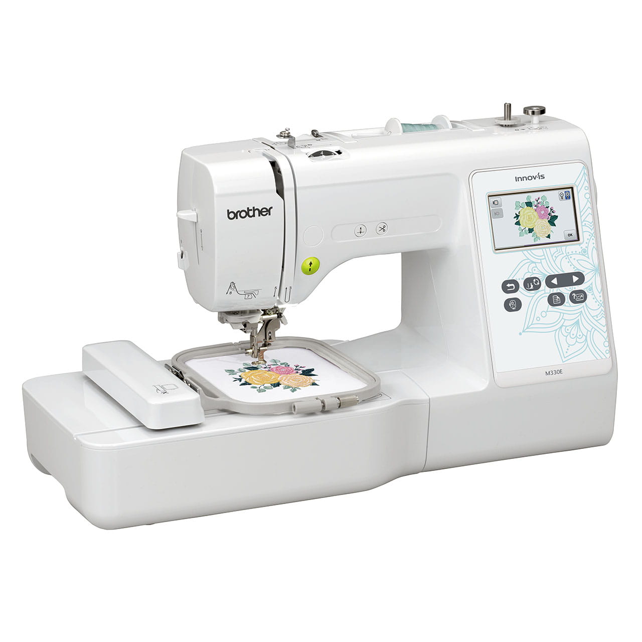 Brother Innov-is M330E Mesin Bordir Tampak Samping Kanan