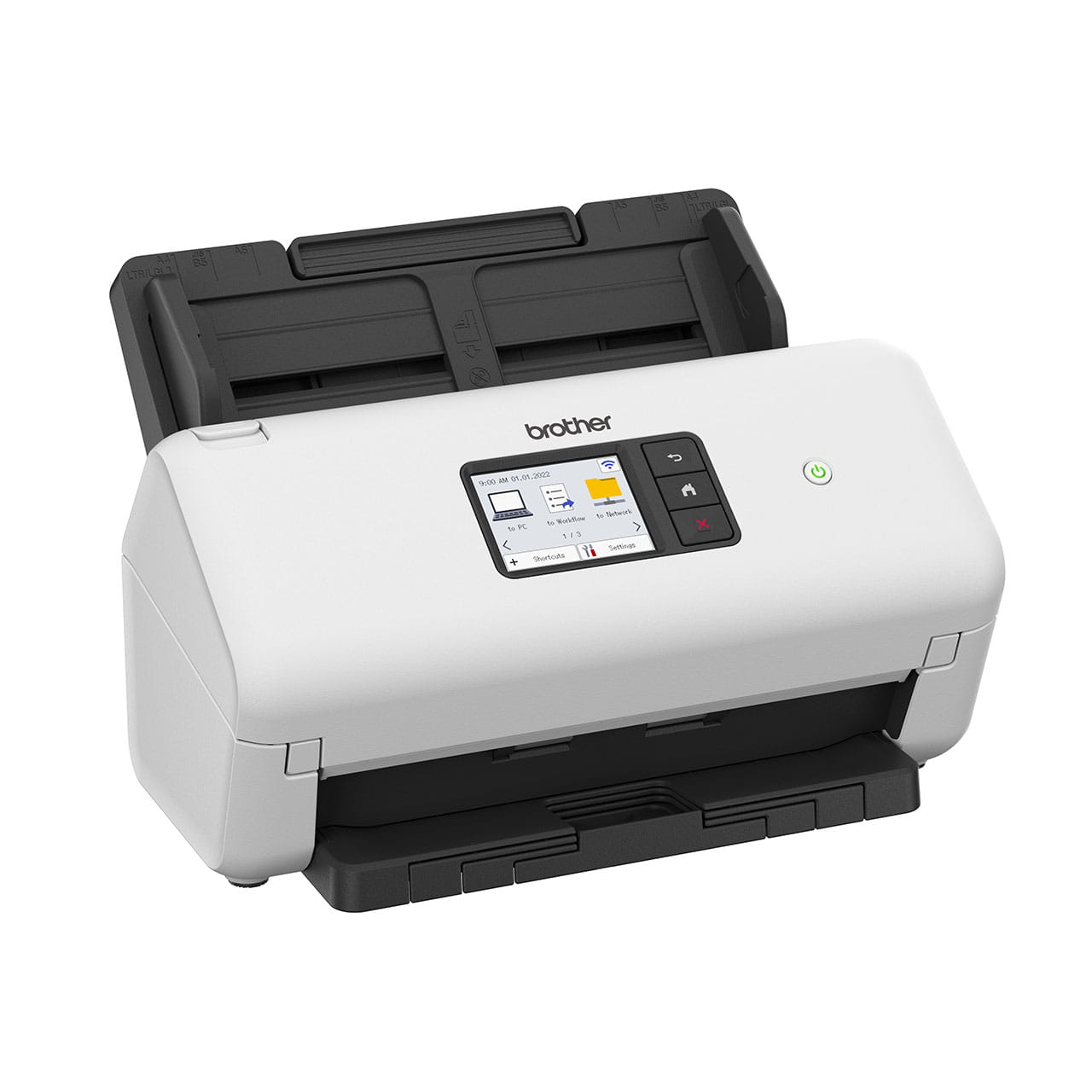 Brother ADS-3300W Scanner Tampak Samping Kanan