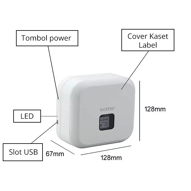 PT-P710BT Broaden labelling possibilities | Brother Indonesia