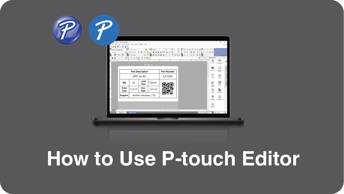 How to Use Ptouch Editor