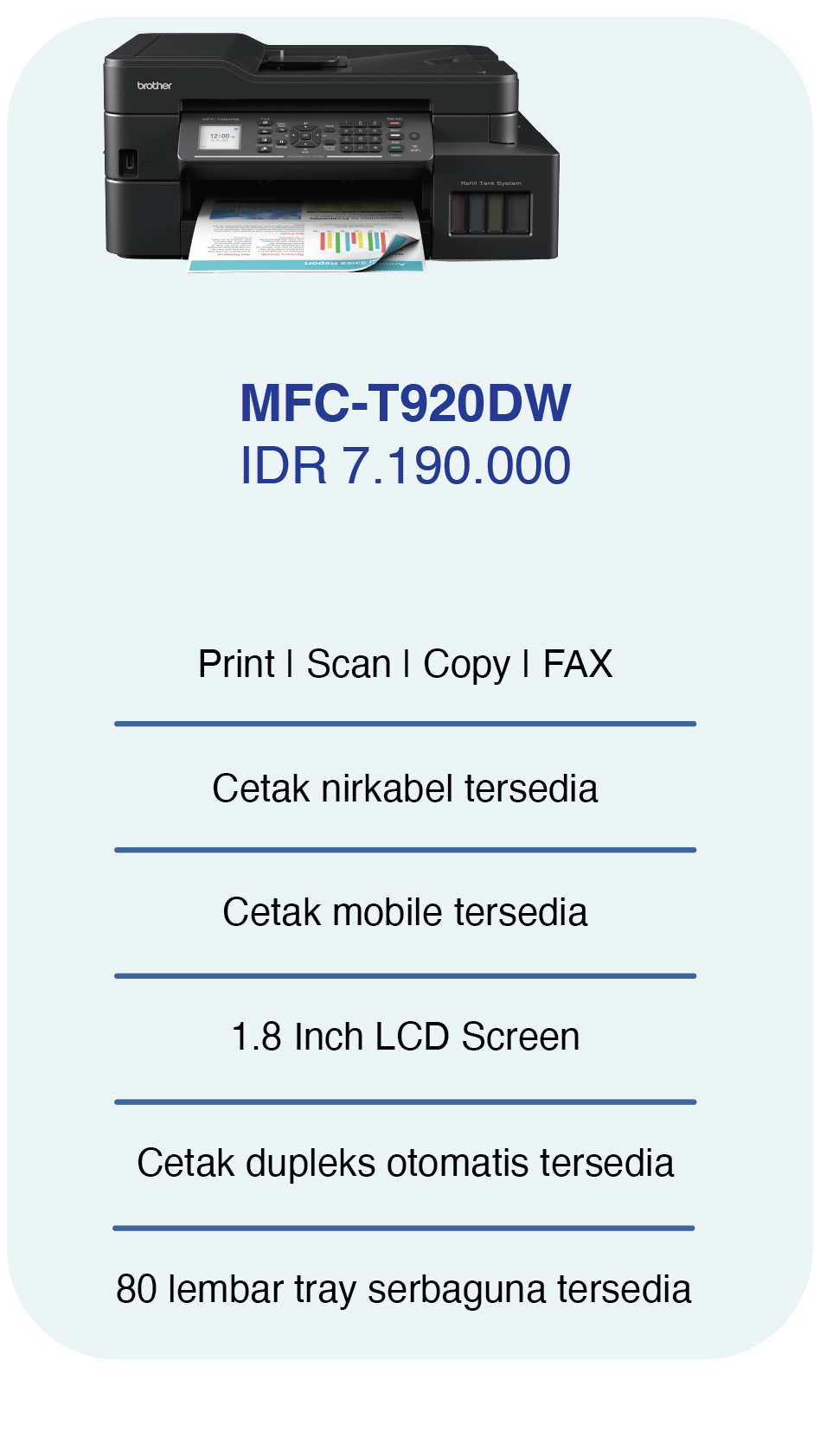 MFC-T920DW
