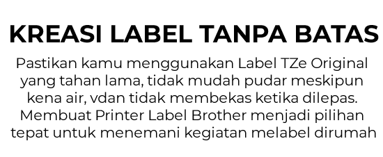 Kreasi Label Tanpa Batas