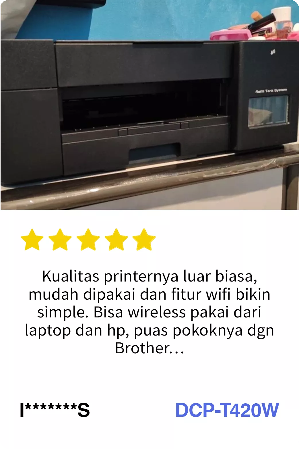 Brother DCP-T420W Inkjet Printer review