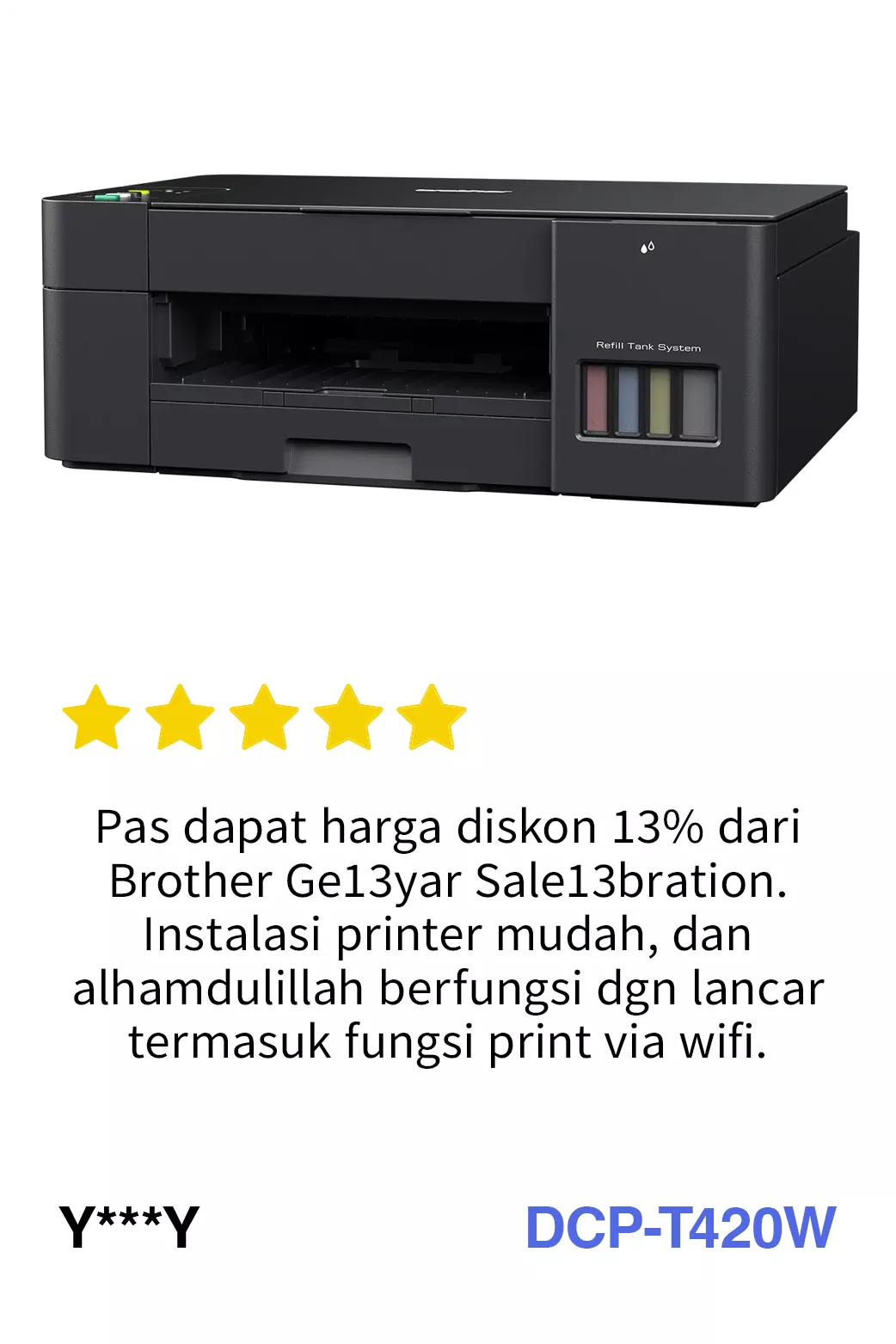 Brother DCP-T420W Inkjet Printer review