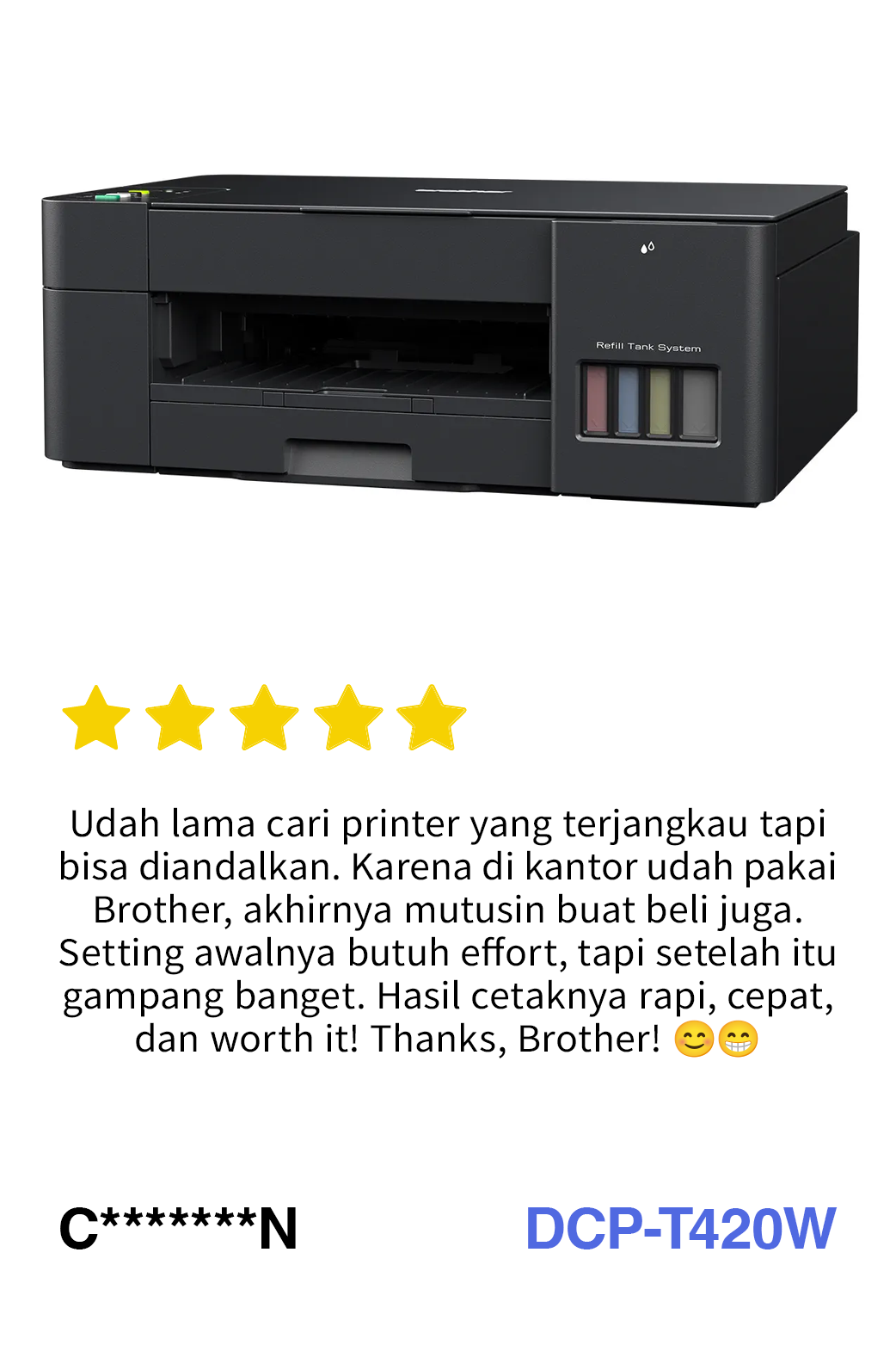 Brother DCP-T420W Inkjet Printer review