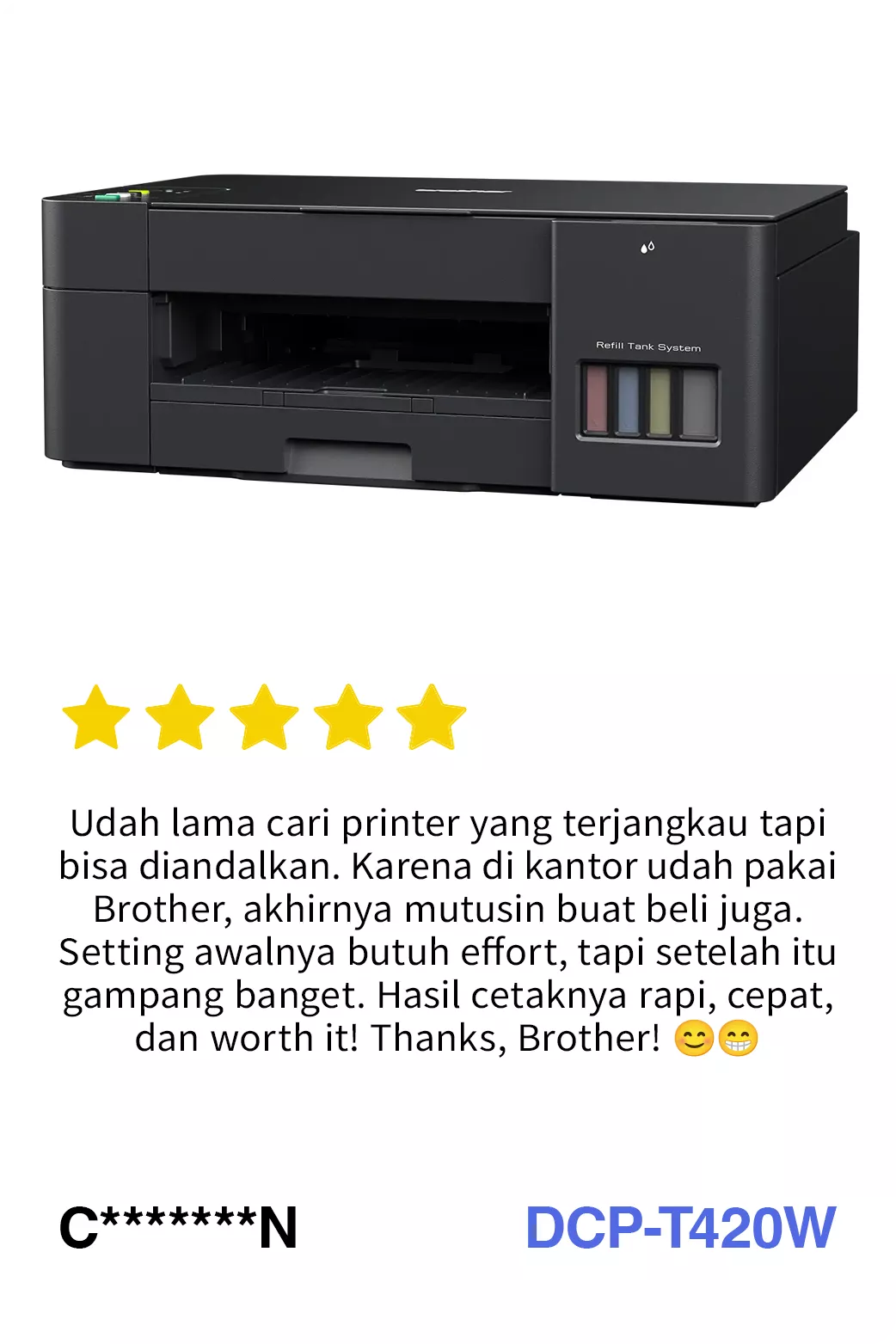 Brother DCP-T420W Inkjet Printer review