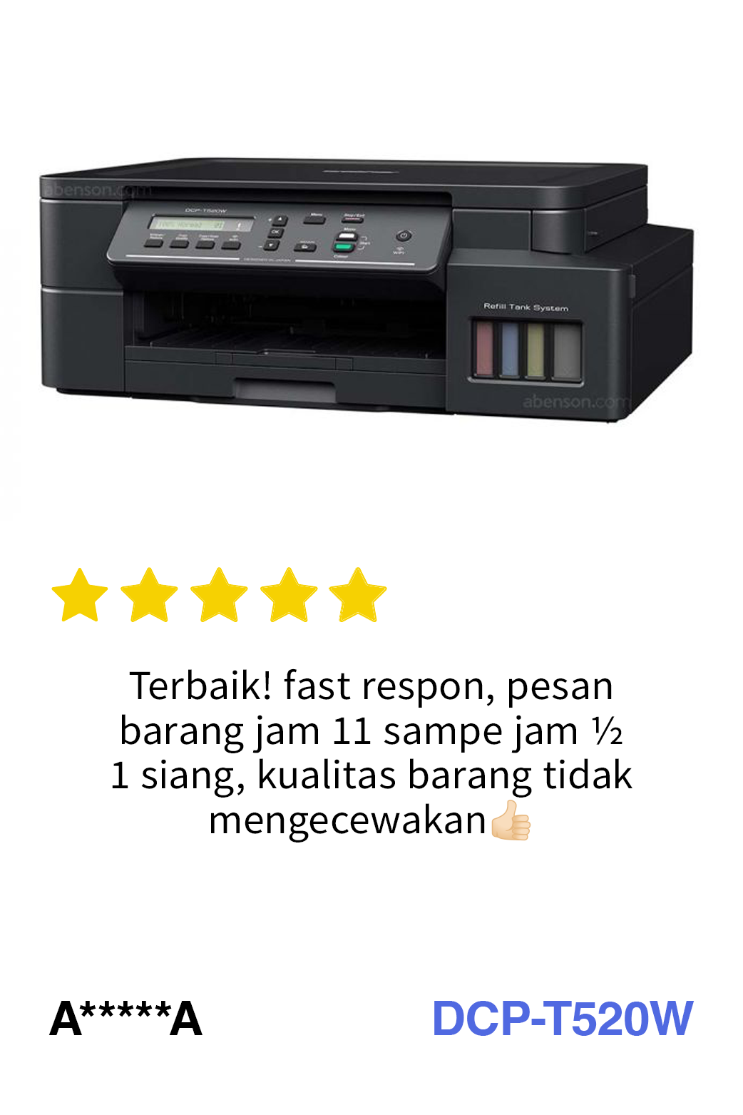 Brother DCP-T520W Inkjet Printer review