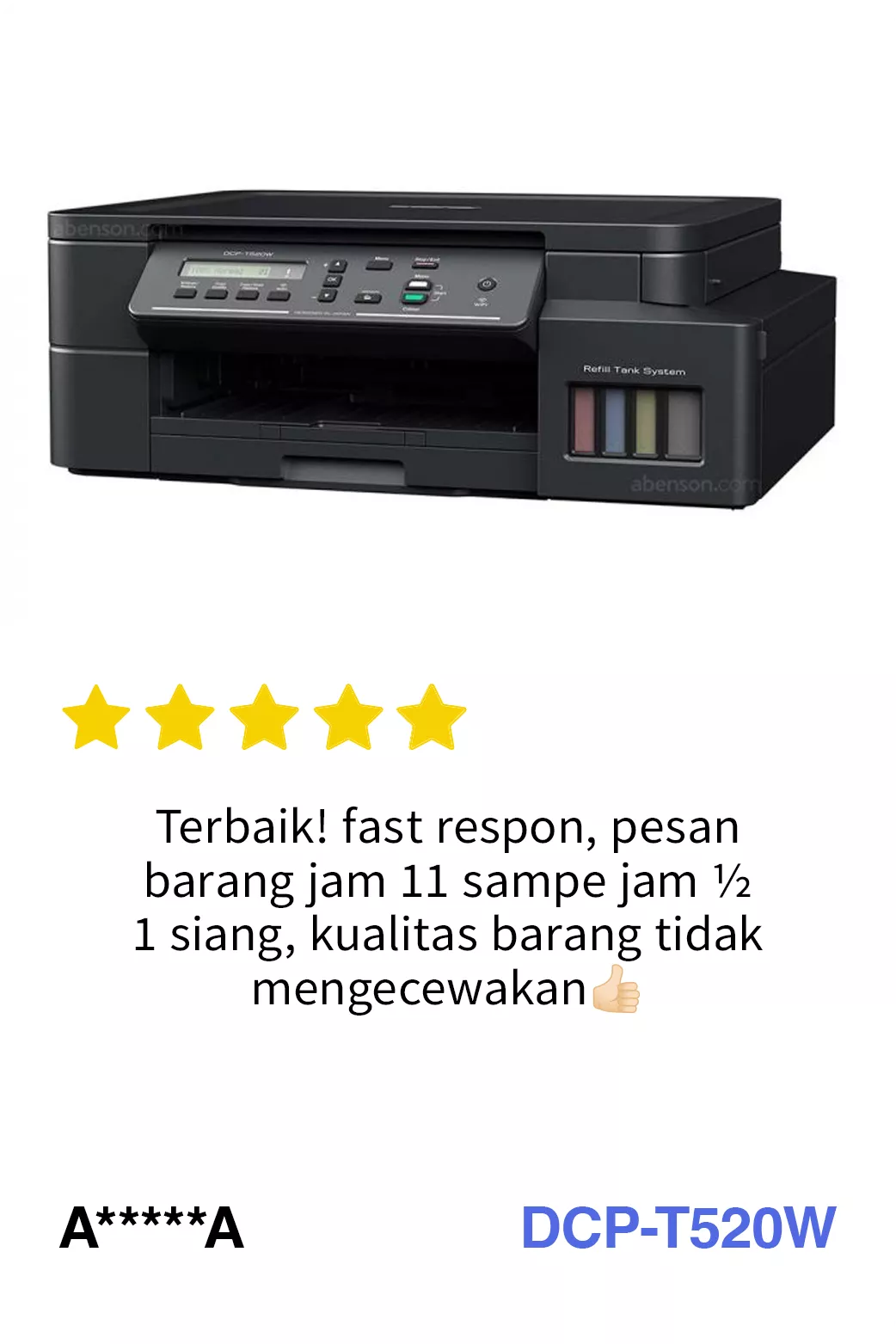 Brother DCP-T520W Inkjet Printer review