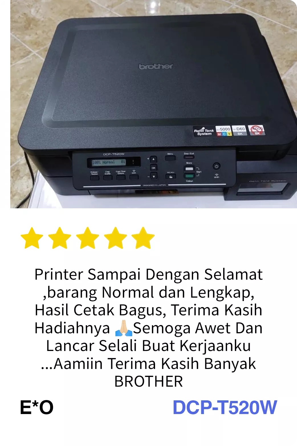 Brother DCP-T520W Inkjet Printer review