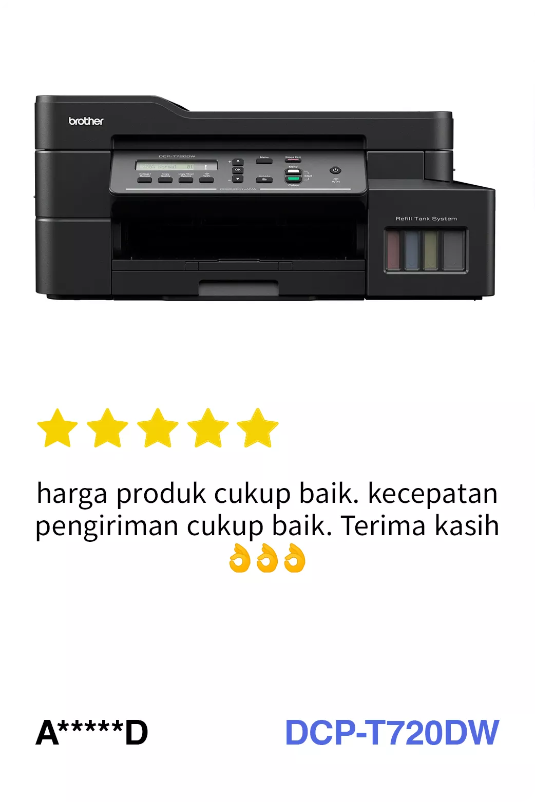 Brother DCP-T720DW Inkjet Printer review