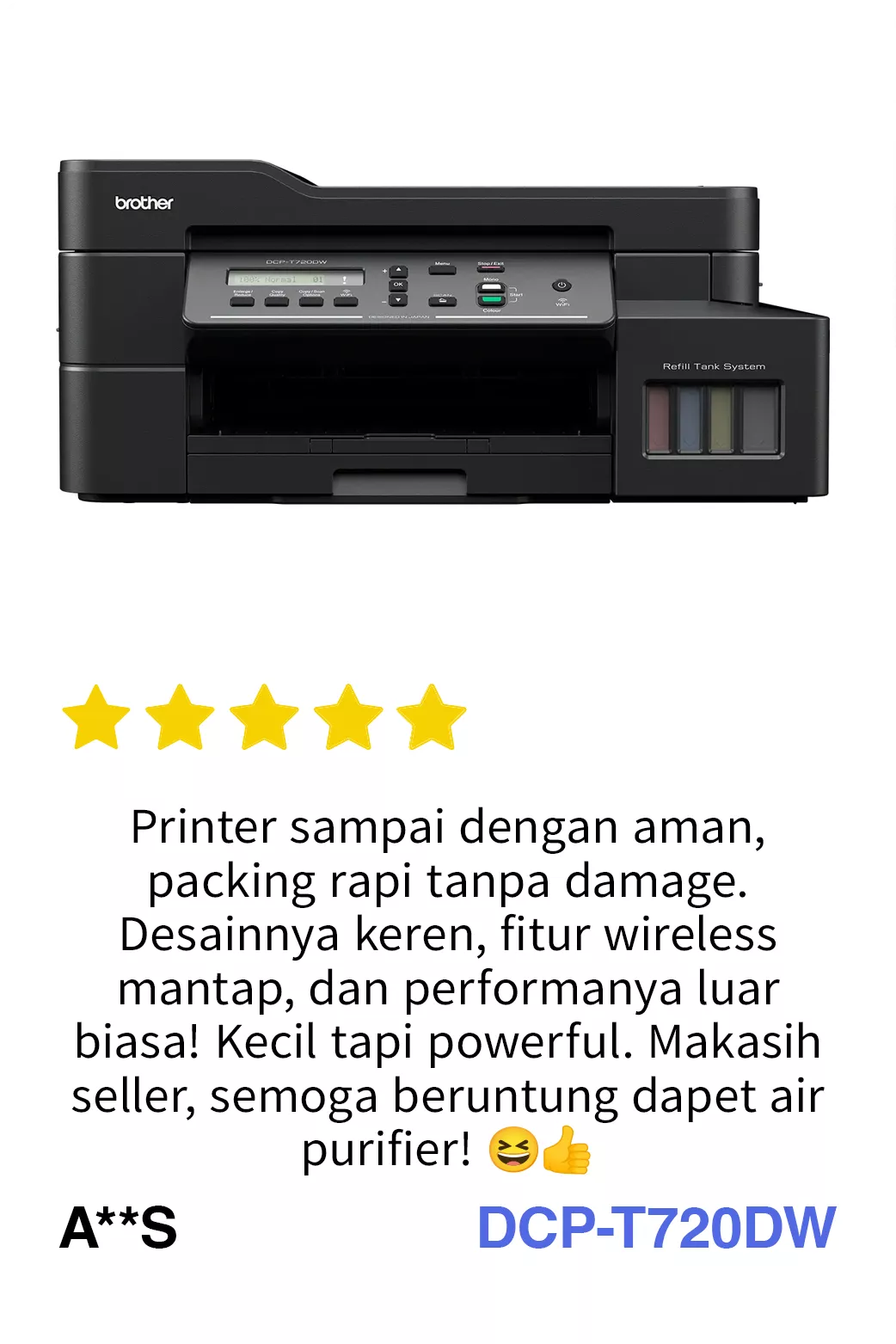 Brother DCP-T720DW Inkjet Printer review