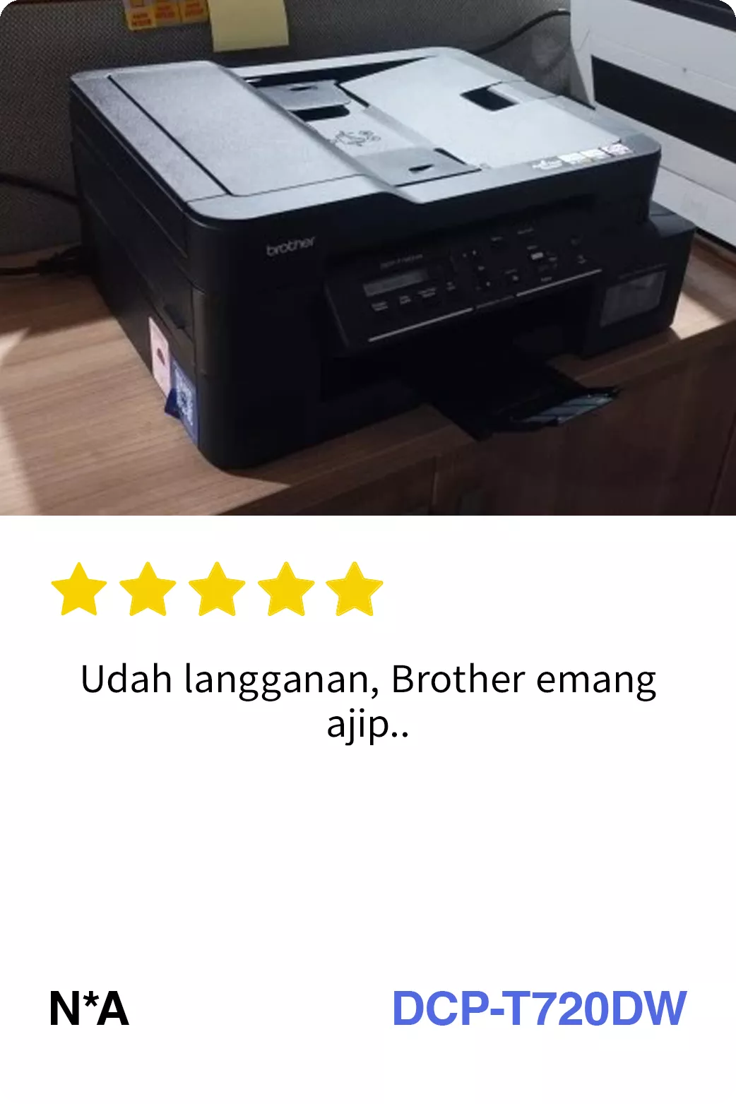 Brother DCP-T720DW Inkjet Printer review