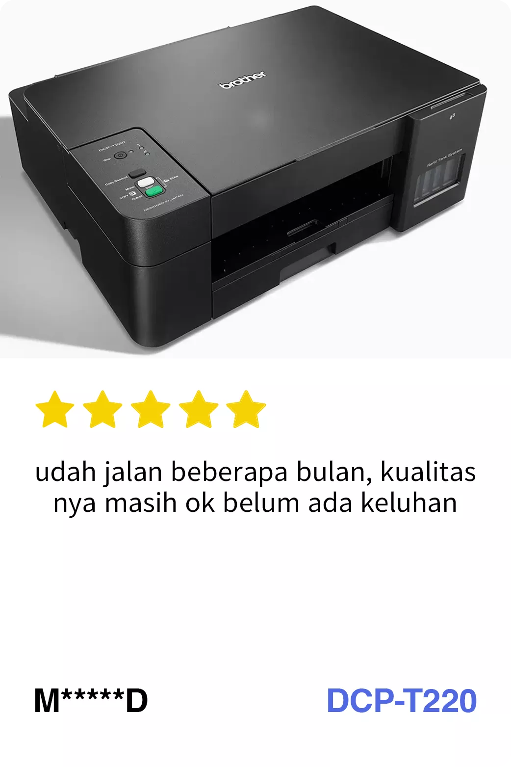 Brother DCP-T220 Inkjet Printer review