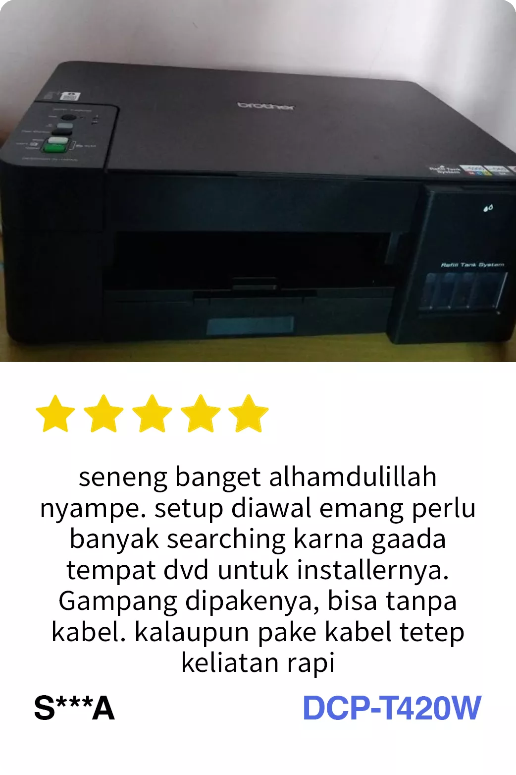 Brother DCP-T420W Inkjet Printer review