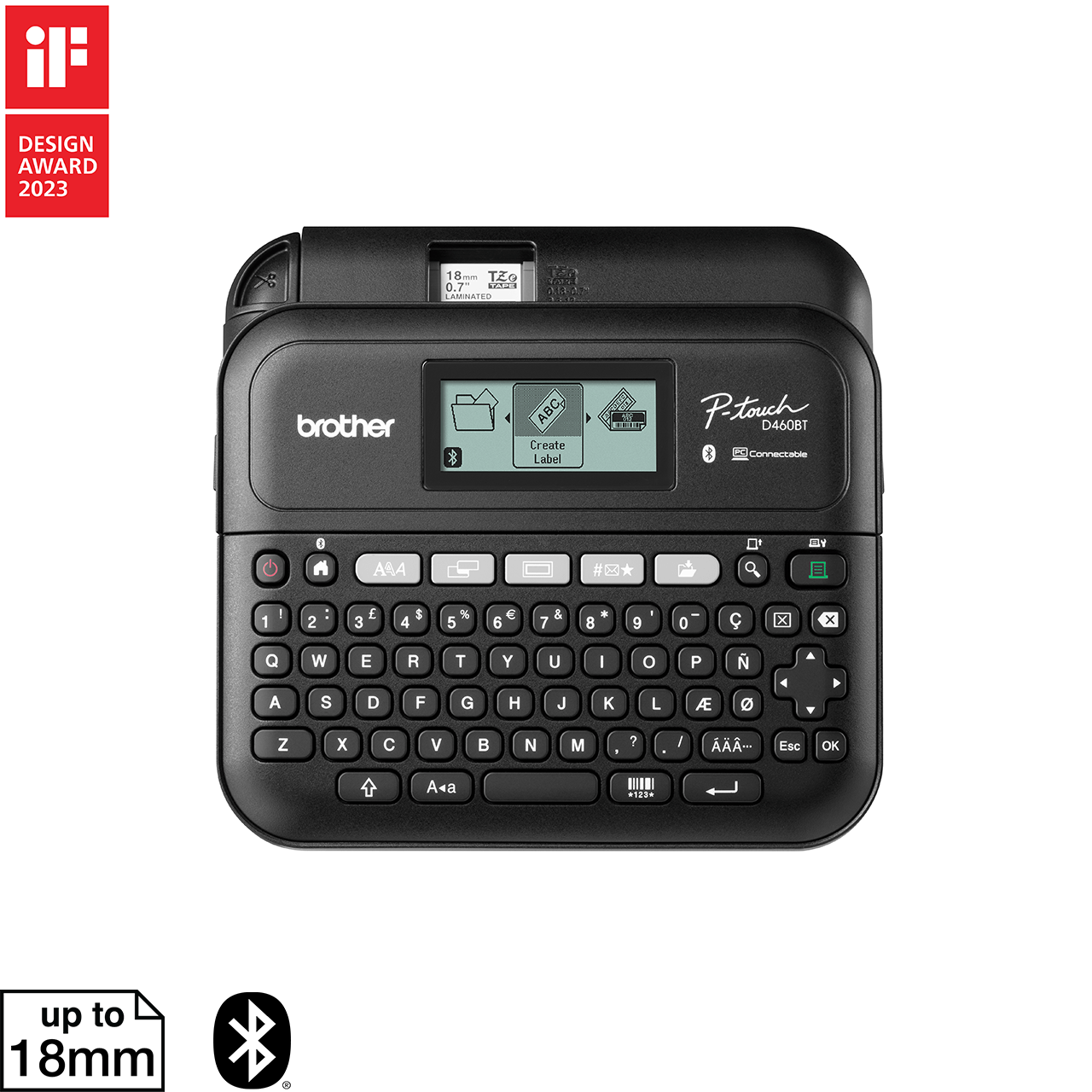 PT-D460BT Label Printer