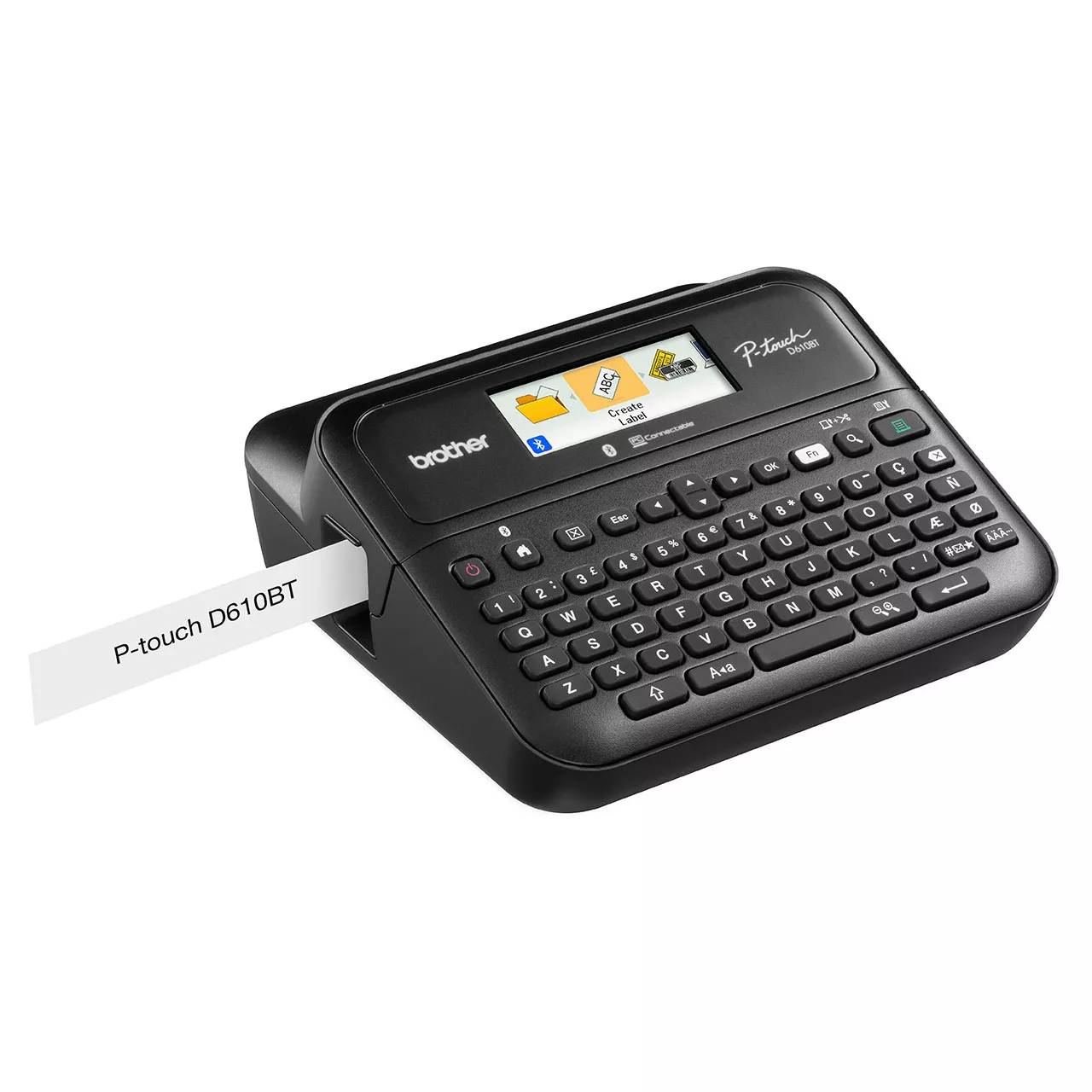 Brother PT-D610BT Printer Label (Label Maker) Tampak Samping Kanan