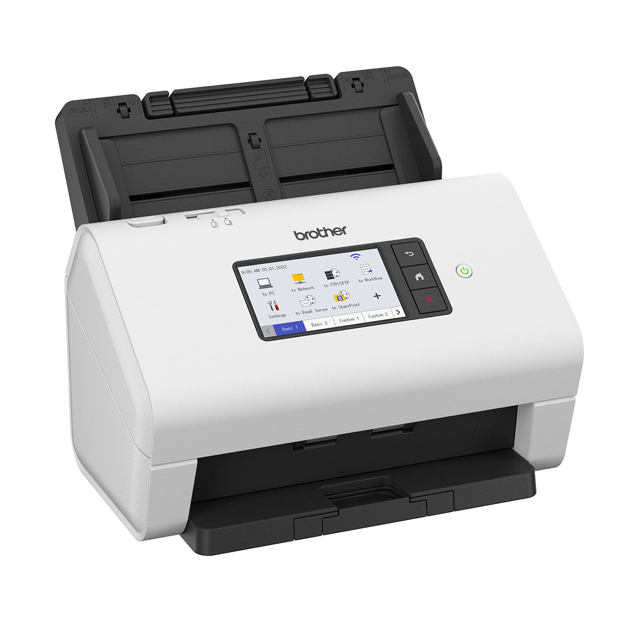 Brother ADS-4900W Scanner Tampak Samping Kanan