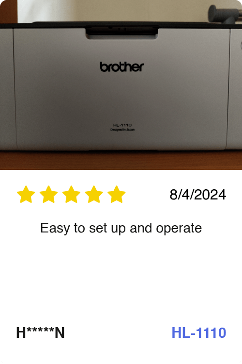 Brother HL-1110 Mono Laser Printer review