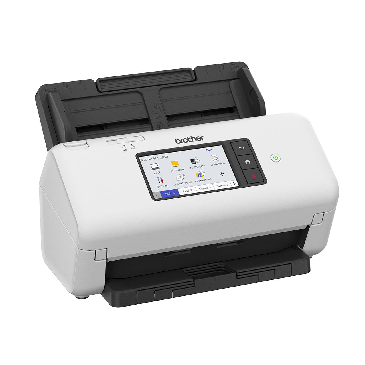 Brother ADS-4700W Scanner Tampak Samping Kanan
